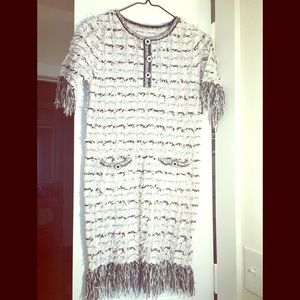 White Dress , Tassels